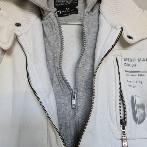 Mish Mash Mens Hoodie Jumper Jacket Casual - Picture 5 of 5